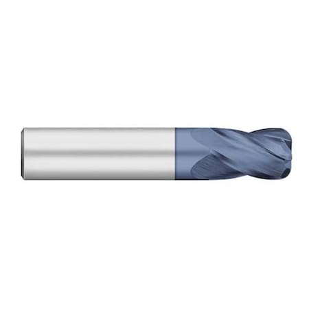 1/2Dia. Carbide End Mill 4 Flute Stub W/Corner Radius -.125 ALTIN